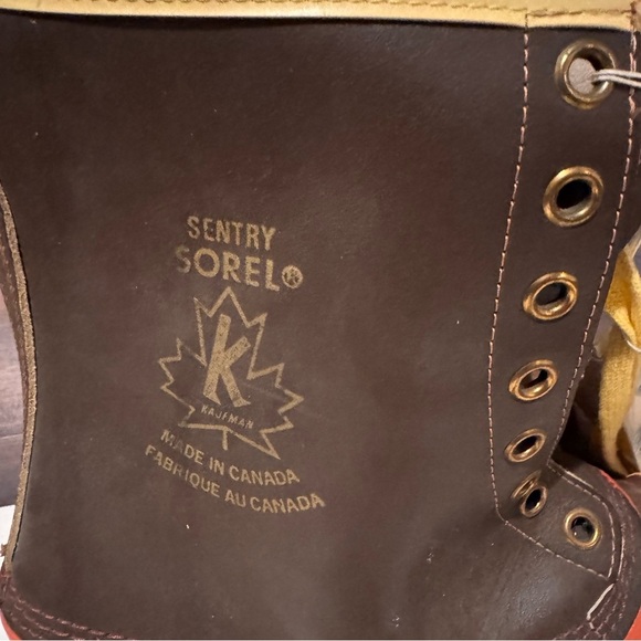 VTG 80’s Sorel Kaufman Sentry STEEL TOE Made in Canada Boots Wool Liner Men 9 main image 9